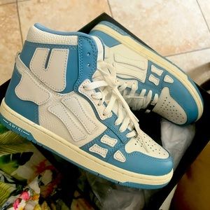 Kids Amiri high top tennis shoes